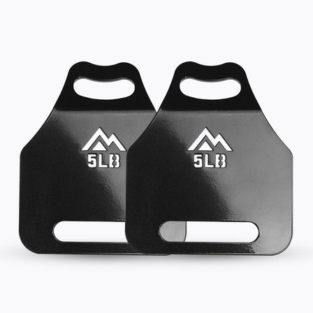 Strata™ Weight Vest Plates 5lb pair, durable steel construction, ergonomic rib contour, tapered edges, top/bottom handles, compatible with REP Strata™ vest for functional fitness and HIIT from Rep Fitness UK | Shop Premium Gym Equipment for Home & Commercial Use, Best Online Gym Equipment UK
