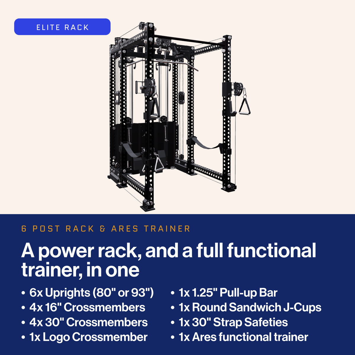 Elite Rack - 6 Post with Ares