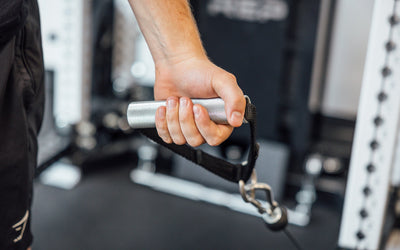Steel D-Handle Close Up from Rep Fitness UK | Shop Best Premium Gym Equipment for Home & Commercial Use Online