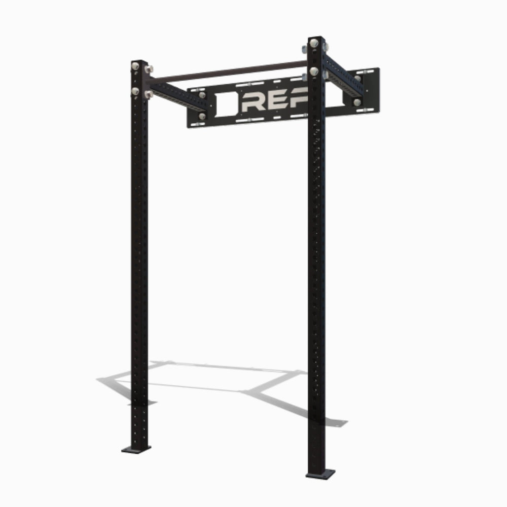 Wall-Mount Fixed Rack with 1.25" Pull-Up Bar, heavy-duty 4.5mm steel straight pull-up bar for PR-5000 power rack, ideal for pull-ups, muscle-ups, and resistance band or ring training; durable, traditional design for versatile home gym workouts from Rep Fitness UK | Shop Premium Gym Equipment for Home & Commercial Use, Best Online Gym Equipment