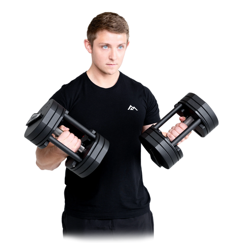 QuickDraw adjustable weight dumbbells with fast switch technology for space-saving home and commercial gyms from Rep Fitness UK | Shop Premium Gym Equipment for Home & Commercial Use, Best Online Gym Equipment UK