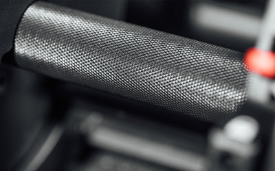 Close-up of hand grip of high quality QuickDraw dumbbells  from Rep Fitness UK | Shop Premium Gym Equipment for Home & Commercial Use, Best Online Gym Equipment UK