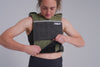 Video showing the front hook and loop closure to secure the Strata Weight Vest video showing the multiple adjustment points on the Strata Weight Vest, adjustable fit, padded ergonomic design, durable 750D Cordura®, secure plate compartments, and versatile use for strength, HIIT, and functional fitness from Rep Fitness UK | Shop Premium Gym Equipment for Home & Commercial Use, Best Online Gym Equipment UK